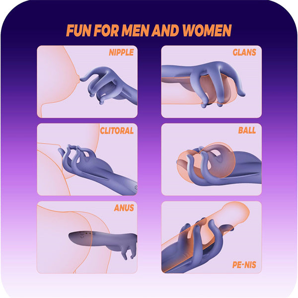 10 Vibrating Patterns Penis Trainer Glans