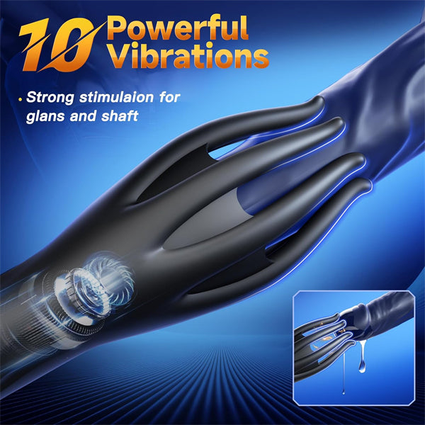 10 Vibration Penis Training Vibrator Stroker