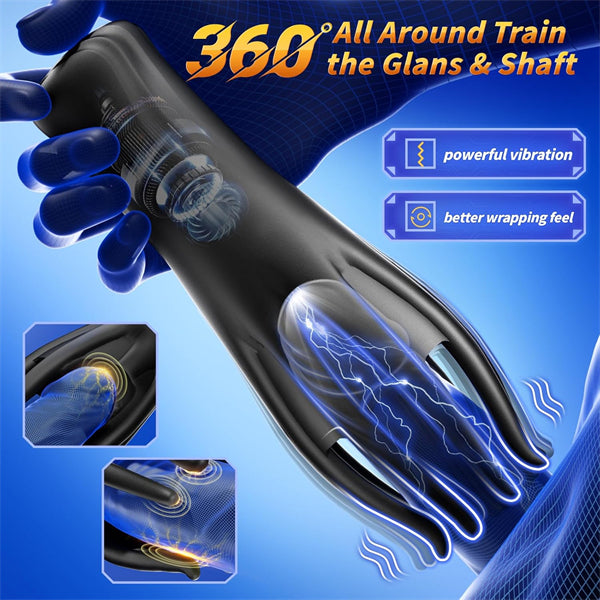 10 Vibration Penis Training Vibrator Stroker