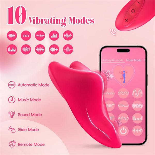 10 Vibrations App Cellphone Wearable Vibrator with Remote