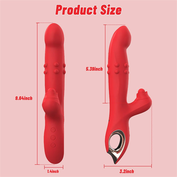 5 Swing & 2 Motors 10 Vibration Beaded Slide Rabbit Vibrators