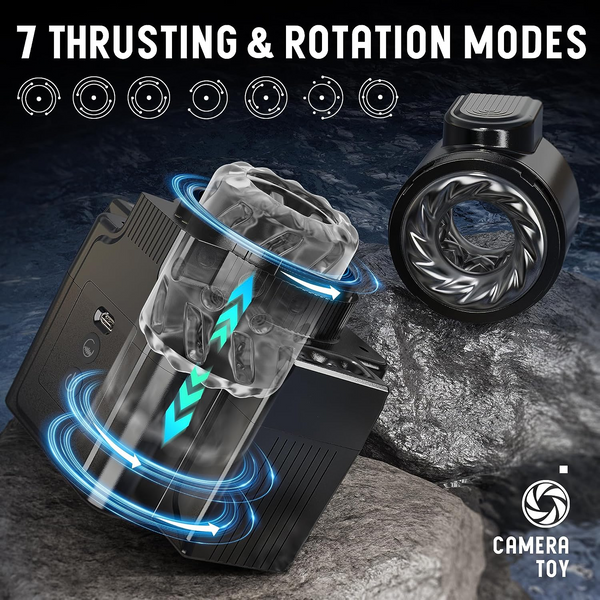 7 Thrusting & Rotating & Vibrating Stroker Mr.Camera