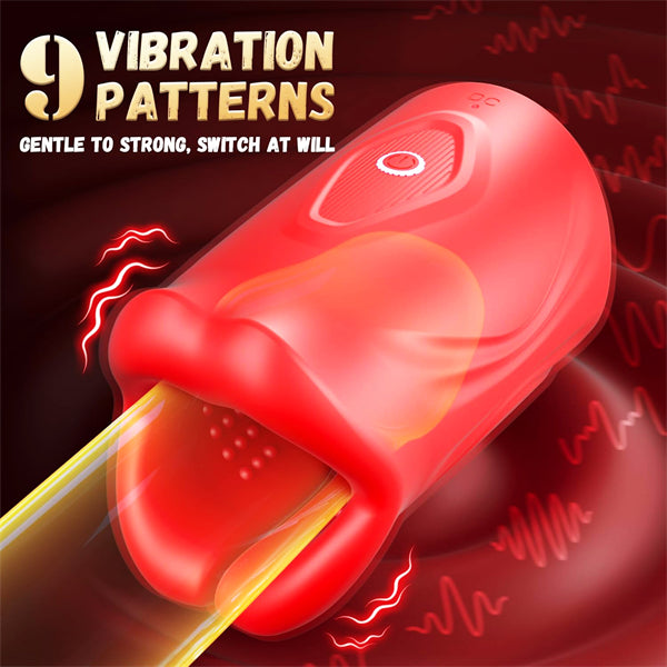 9 Vibration Penis Training Stroker