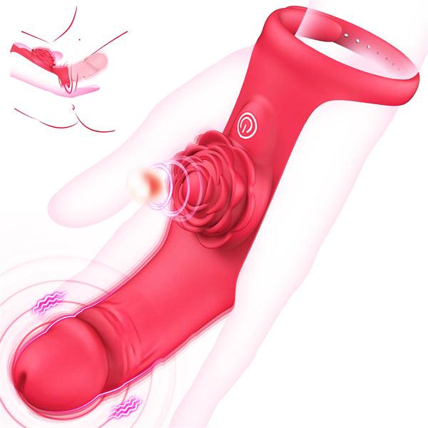 9 Vibration Rose Finger Vibrator