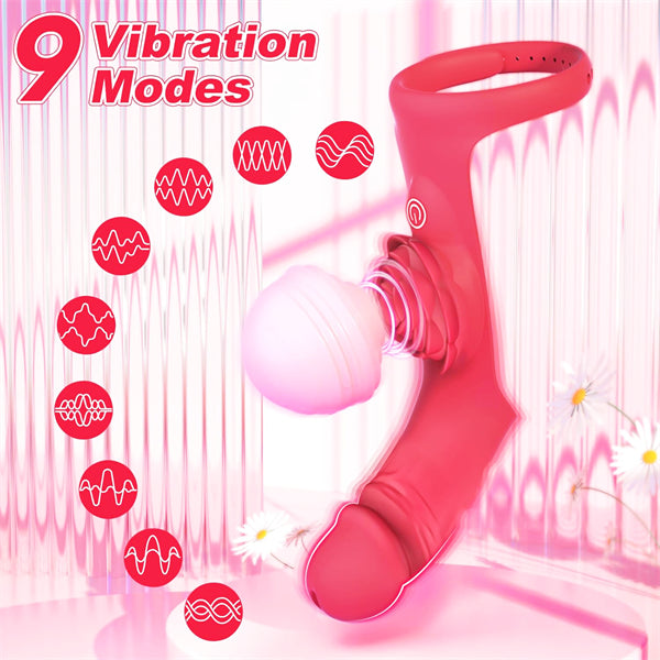 9 Vibration Rose Finger Vibrator