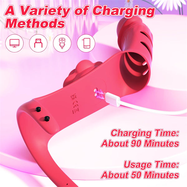 9 Vibration Rose Finger Vibrator