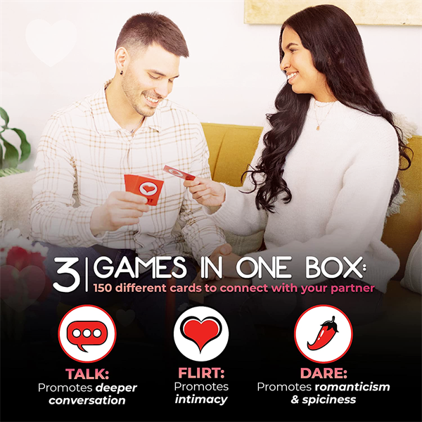 Romantic Game Card 3-in-1(Talk/Flirt/Dare)