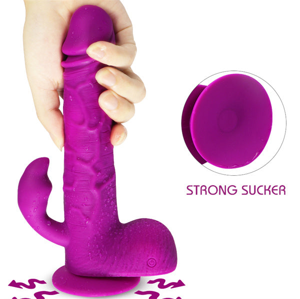 Remote Control Thrusting Telescopic Rotating Dildo