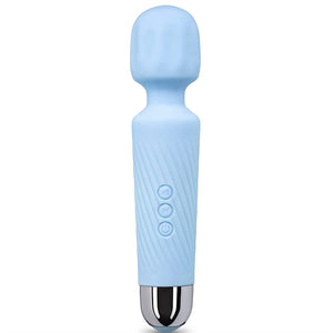 Colorful AV Wand Vibrator Blue