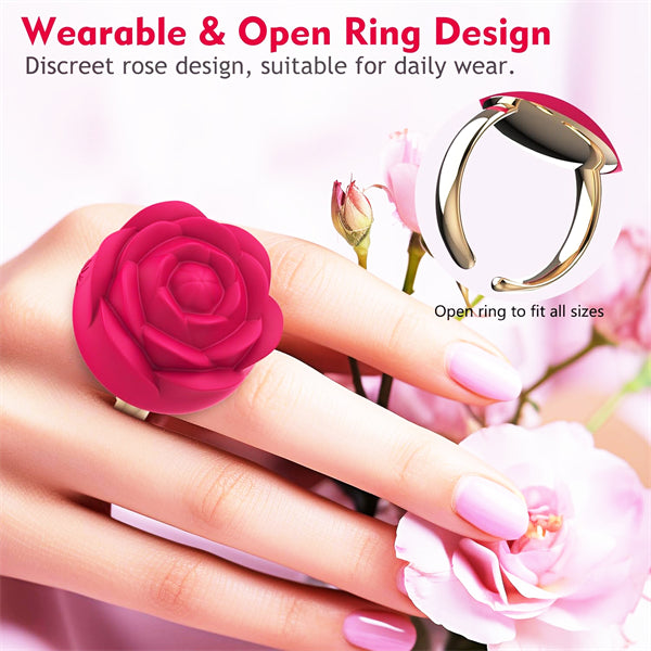 Finger Ring Rose Vibrator