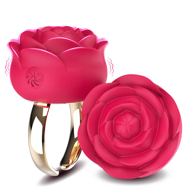 Finger Ring Rose Vibrator