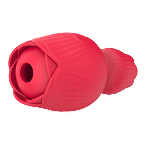 New 2in1 Sucking Short Rose Toy