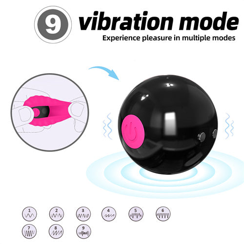 Internal Condom Vibrating Ball Purple