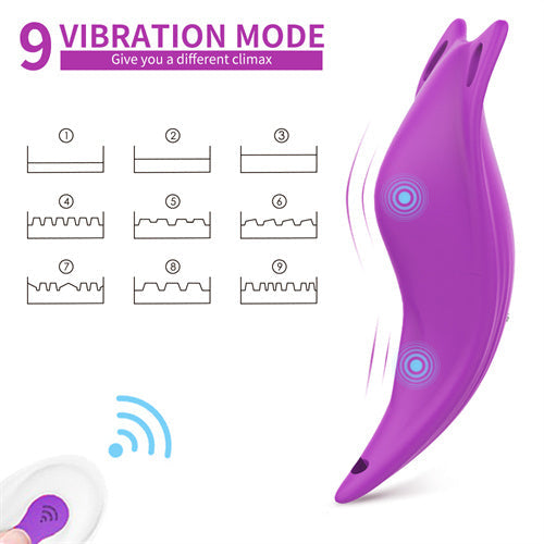 Remote Control Vibrating Panties Purple