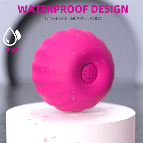 Internal Condom Vibrating Ball Hot Pink