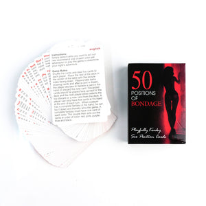 Romantic Game Card 50 positions of bondage