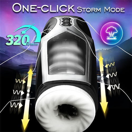 7 Thrusting & Vibrating Realistic Channel Stroker