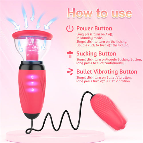 Clitoral Sucking Vibrator Rose Line