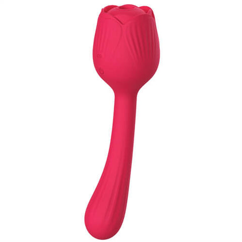 New 2in1 Sucking Long Rose Toy