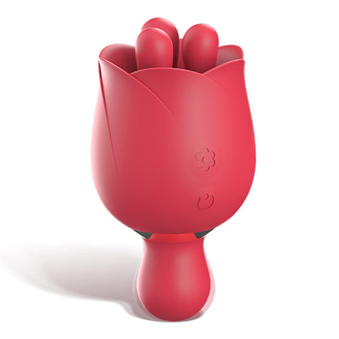 2in1 Rotating Rose Vibrator Andrea