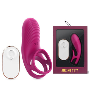 AMZING TOY_ Remote control Cock ring vibrator Nicholas-RCT