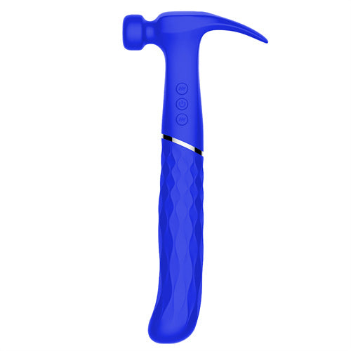 Rounded Hammer Vibrator Blue