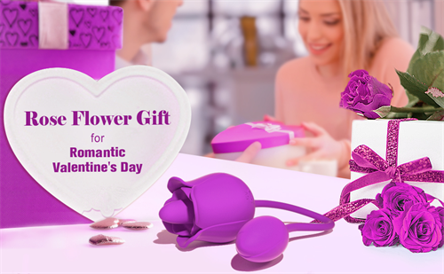 Rose Licking Vibrator Purple