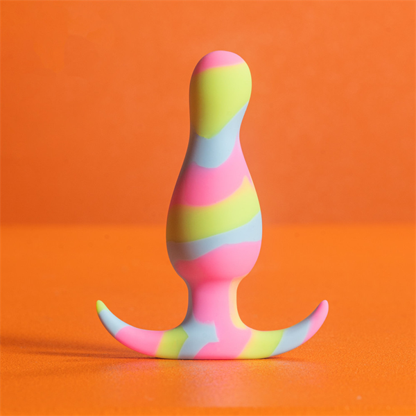 3.5 Inch Butt Plug Dildo Kaleido Lime