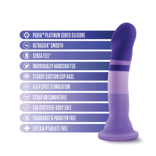 7.5 Inch Dildo Purple Rain