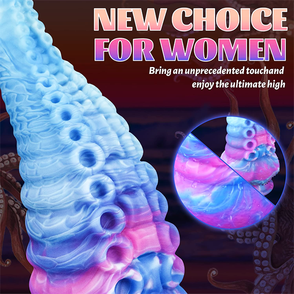 Tentacle G-spot Dildo Blue